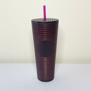 Starbucks Berry Plum Disco Grid Tumbler – 24oz Venti – Holiday 2020